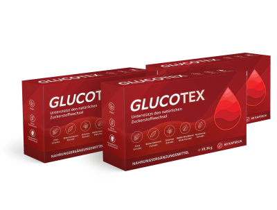 Drei Packungen Glucotex Kapseln
